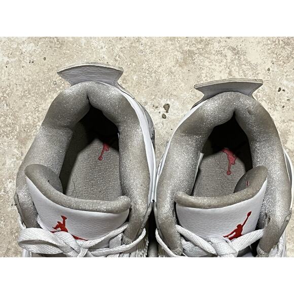 Jordan 4 Retro White Oreo (2021) (GS) DJ4699-100 Size 6Y EUC No Box - Picture 5 of 12